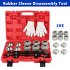 28PCS PRESS AND PULL SLEEVE KIT SEAL BUSH BEARING REMOVER INSTALLER SET UK