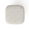 Teddy Fleece Footstool Chair Stool Footrest Padded Rest Seat Pouffe Wooden Legs