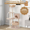 Modern Kitten Activity Center Indoor 146 cm Cat Tree w/Hammock