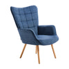 Wing Back Armchair Relax Napping Lazy Lounge Single Sofa Chair Lounger Footstool