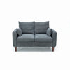 Panana 2 Seats Loveseat Couch Sofa Ottoman Upholstered Furniture for Small Space