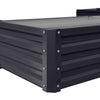 Rectangular Galvanized Steel Planter Box Garden Splicable Flower Trough Grow Bed