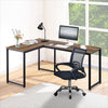 Computer Desk Office Study Workstation Metal Legs Home Corner Table Stand MDF