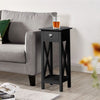 Wooden Telephone Table Plant Stand Bedside Hall Lamp Unit Side Drawer Shelf Desk