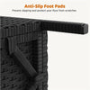 Wicker Dog House, Raised Pet Bed with Cushion Canopy, for Small to Medium Dogs