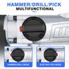 Electric Rotary Hammer Drill 2500W Demolition SDS Plus Bit Sets Chisel Breaker