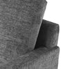 Chenille Swivel Chair Accent Armchair Living Room Reception Sofa w/Back Cushion