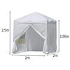 2X2 m White Pop-up Gazebo Marquee Canopy Outdoor Waterproof Garden Tent