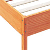 Bed Frame Wax Brown 90x200 Solid Wood Pine L1C0