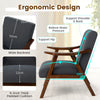 Modern Accent Chair Fabric Upholstered Lounge Chair Leisure Chair w/Cushions
