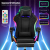 Office Racing Light RGB Gaming Chair PU Leather Zzrcm Computer with Chair Swivel