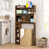 Over The Toilet Storage Cabinet Bathroom Organizer Toilet Rack-Coffee