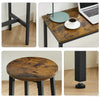 Breakfast Bar Table And Stools Kitchen Dining Room Industrial Furniture Set