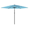 Garden Parasol with Steel Blue 288x288x225 H0H8