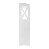 Free Standing White Toilet Paper Roll Holder Stand Bathroom Storage Cabinet Unit