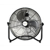 Floor Fan 18" High Velocity 3 Speed Freestanding Adjustable for Office Gym Black
