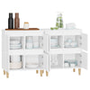 Gecheer Sideboard Book Cabinet Side Cabinet Set of 2 Kitchen Storage F0W3