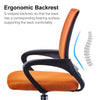 Mesh Office Chair Computer Cushioned Home Swivel Leather Small Adjustable Chairs