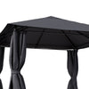 XL Patio Gazebo Canopy Garden Pavilion Tent Shelter with Sidewalls , Steel Frame
