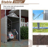 Small Bike Storage Tent Outdoor Waterproof UV Resistant Motorcycle Shed Grey