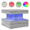 Grey Sonoma Coffee Table with - Modern Engineered Wood Side Table for P7G8