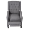 Living Room Recliner Armchair Push Back Chair Rest Sofa Seater w/Wood Legs
