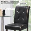 2X Counter Height Bar Stool Modern Pub Chairs Kitchen Dining Chair w/Footrest