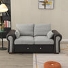 Upholstered Fabric 2 3 Seater Sofa Suite Couch Settee Set Padded Seat Furniture