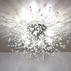 Modern Crystal Ceiling Lights Fireworks Flush Mount Chandelier Living Room Lamp