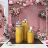 Metal Cylinder Plinth Pedestal Wedding Cake Dessert Flower Display Stand Party