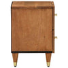 Bedside Cabinets 2 pcs 40x33x46 Solid Wood Z6U1