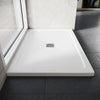 Anti-slip Texture Shower Tray Bathroom SMC Rectangle Enclosure Base Center Waste