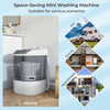 Compact Laundry Washer Portable Mini Washing Machine-Grey