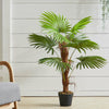 90cm Artificial Palm Tree Realistic Fake Tropical Potted Plant In/Outdoor Decor