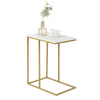 C-shaped Side Table Coffee Tea Side Table Sofa Table Living Room Furniture Gold