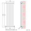 Traditional Radiator 2 3 Column Horizontal Vertical Cast Iron Style Vintage Rads