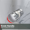 Bi Fold Shower Enclosure Door With Magnetic Stripes Wet Room Glass Cubicle