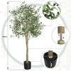 6FT Artificial Olive Tree 180cm Tall Faux Olive Plants Potted for Living Room UK