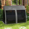 Garden Swing Chair Patio Hammock Outdoor 3Seater Bench Canopy Lounger Sun Shade