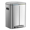 kitchen bin features two 20L compartments for convenient waste sorting