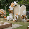 1.5M/1.8M/2M Wedding Arch Backdrop Stand Set of 3 White Metal Arched Frame Decor