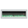 LED Fireplace Media Wall Fire Wall Mounted / Standing Electric Heater 40-100in