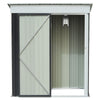5x3 FT Large Outdoor Metal Garden Shed Tools Storage Shed Bike Shed Lockable