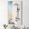 Bathroom Mirror with 3-Colors LED Lights Touch Control Wall Mounted Anti-frog