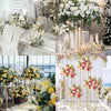 Tall Square Metal Geometric Stand Flower Vase Holder Party Wedding Centerpieces