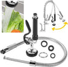 COMMERCIAL KITCHEN PRE-RINSE FAUCET TAP SPRAY HEAD SPRAYER WITH HOSE UK