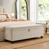 Dusk Windermere Ecru Velvet Storage Ottoman RRP £399