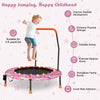 92 cm Kids Trampoline Indoor Toddler Rebounder Mini Trampoline with LED Light