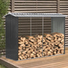 Galvanised Firewood Log Holder Wood Storage Rack Cabin LogStore Bike Garden Shed