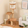 Cat Tree for Indoor Cats Cat Furniture with Removable Cat Bed-Caramel